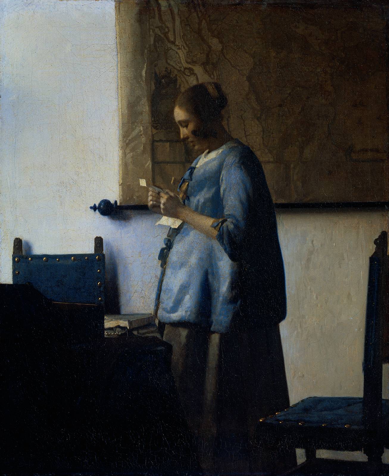 Vermeer, Woman reading a letter, Rijksmuseum